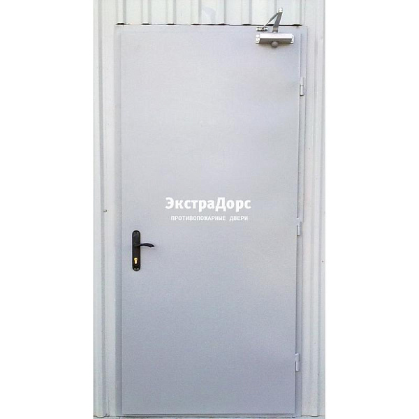 Противопожарная дверь EI 30 3 типа белая металлическая в Ступино  купить
