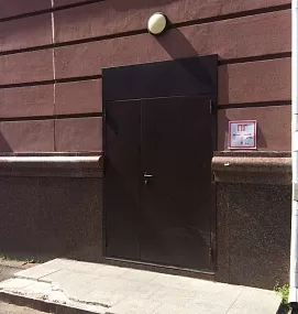 Двупольная дверь 2-го типа для подъезда