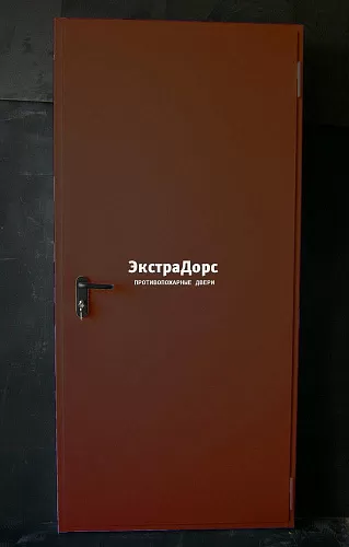 Противопожарная дверь EI 60 ДПМ коричневая